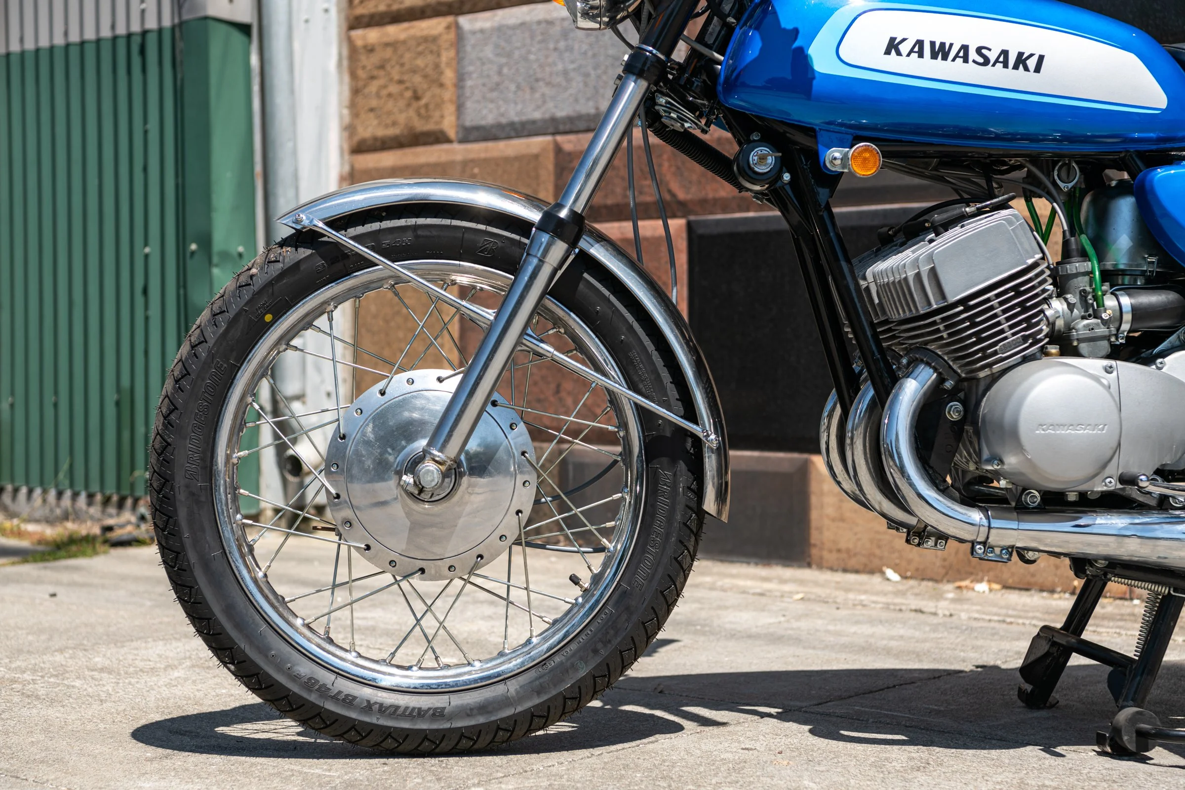 1971 Kawasaki 500 Mach III H1A D284 — Bello Moto SF